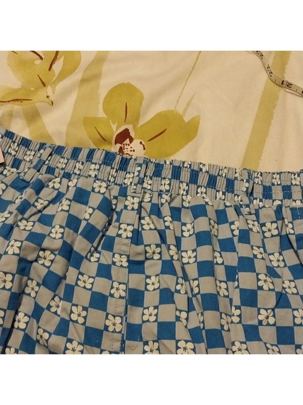 NWT Wild Fable Pants &  Blue With White Flowered Flare Pants  Size:S - Picture 9 of 14